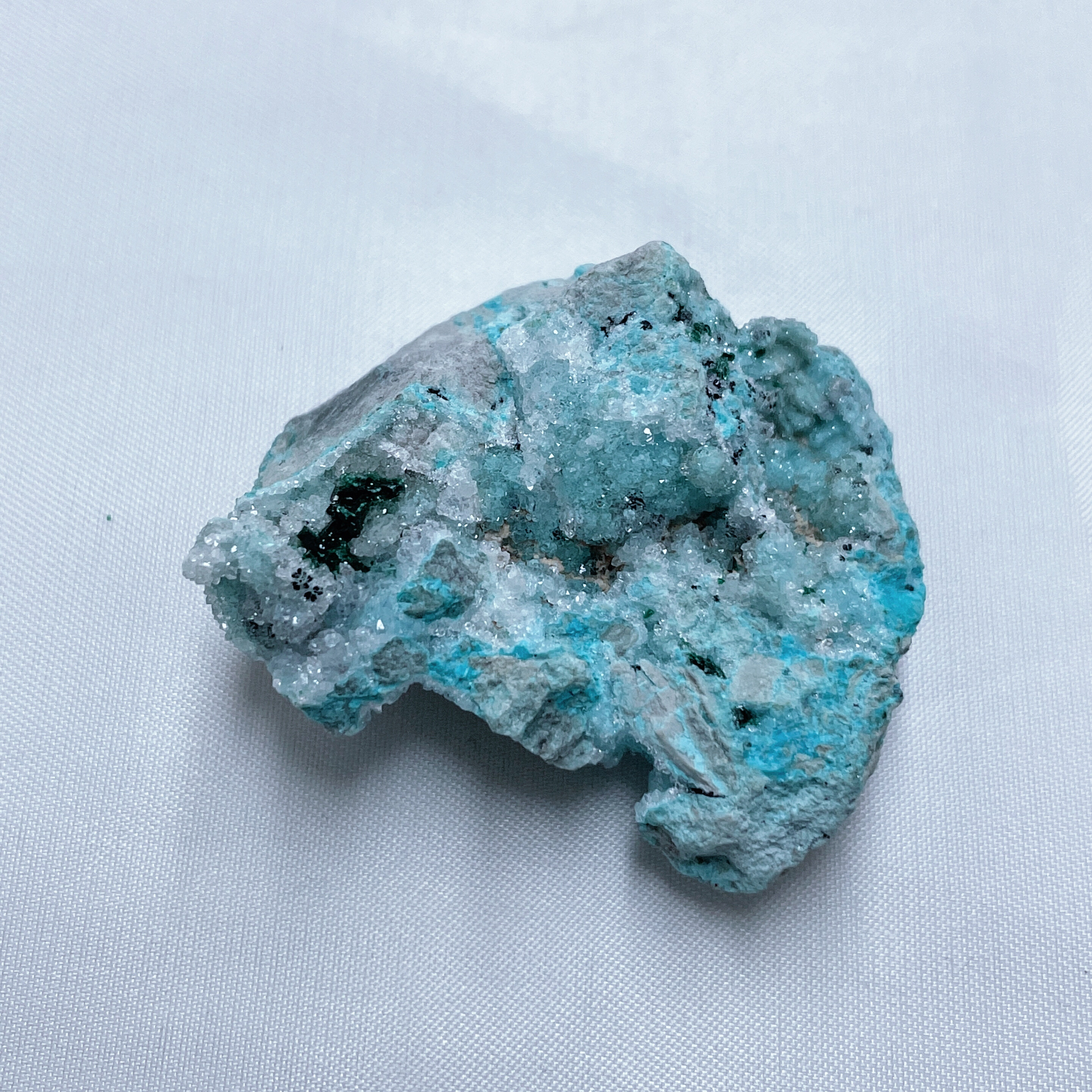 Chrysocolla Mineral Specimen Natural Druzy Crystal